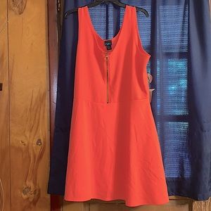 Florescent coral dress